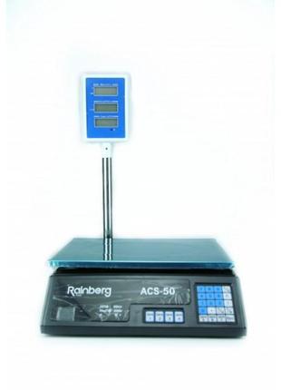 Весы торговые rainberg rb-304 50 кг