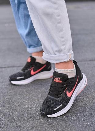 Nike zoom x black white pink6 фото