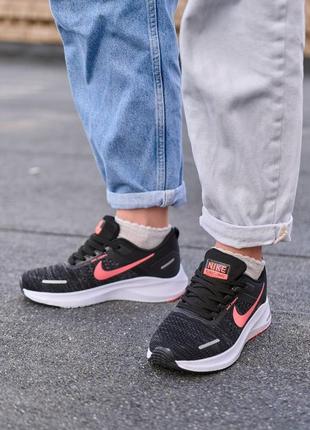 Nike zoom x black white pink5 фото