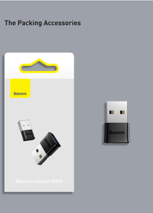 Usb bluetooth-адаптер фірми baseus, bluetooth 5.0