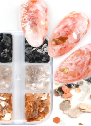 Нестандартні фрагменти/пластівці для нігтів