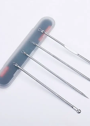 Набір інструментів для видалення акне, вугрів ducare (4 штуки)