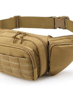 Поясна сумка тактична військова на одне плече eagle molle пісочн