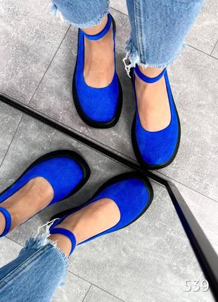 Легкі зручні балетки на низькій платформі8 фото