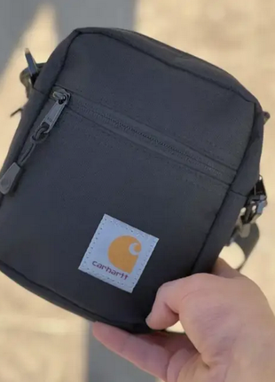 Сумка месенджер бананка carhartt барсетка кархарт черная