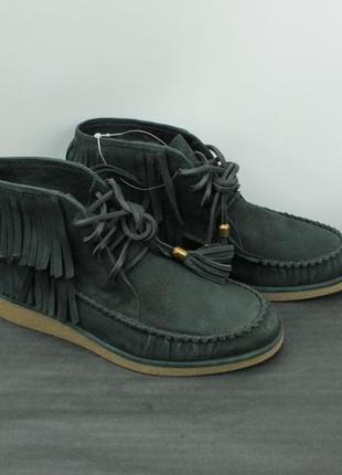 Якісні шкіряні черевики ugg australia caleb black 1018944