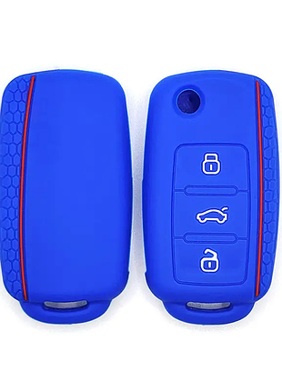 Силіконовий чохол на ключ skoda vw golf passat jetta seat