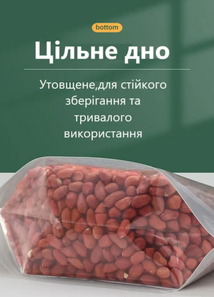 Вакуумний пакет для зберігання продуктів складана місткість 25х232 фото