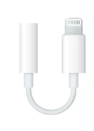 Кабель аудіоперехідник aux cable lightning to 3.5 jack для айфон