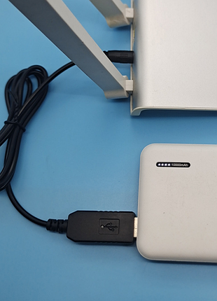 Кабель для роутера usb від повер банка 12 v (5,5х2,1)
