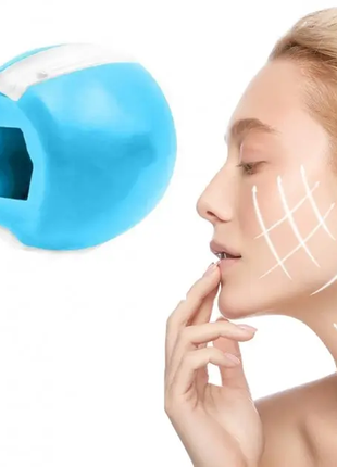 Тренажер для скул, еспандер для щелепи chokway блакитний