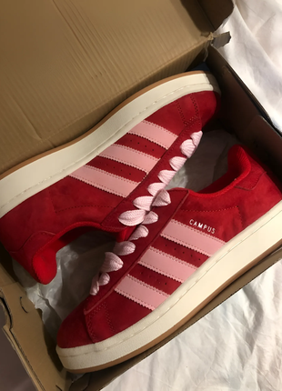 Кросівки adidas campus 00s better scarlet clear pink3 фото