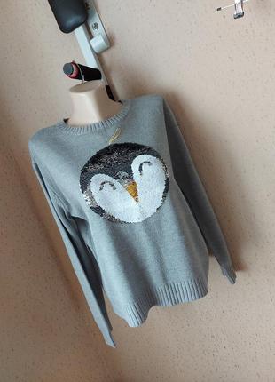 Светр світшот з паєтк двостор