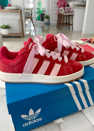 Кроссовки adidas campus 00s better scarlet clear pink4 фото