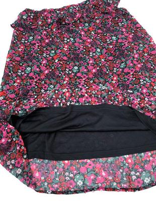 Цветочное платье на одно плечо kiabi, m7 фото
