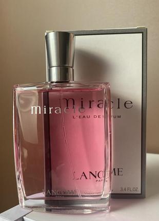 Lancome miracle парфюмированная вода 100 ml tester (оригинал)1 фото