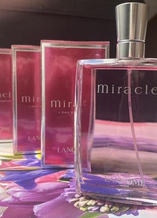 Lancome miracle парфумована вода 100 ml tester (оригінал)4 фото