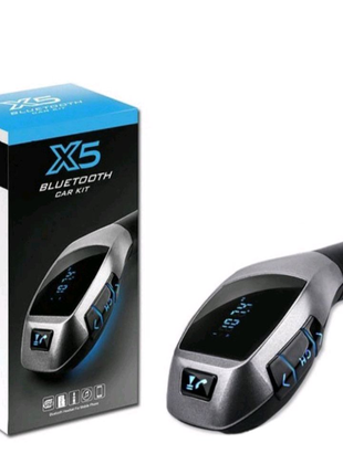 Автомобільний bluetooth fm модулятор x5 вт для автомагнітоли, mp3