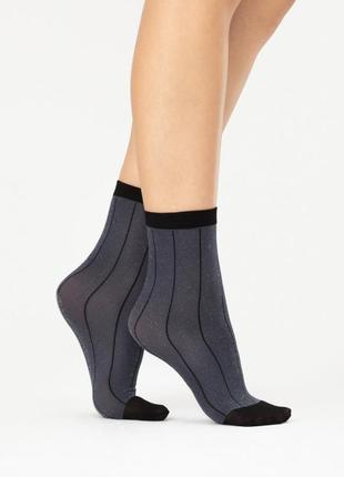 Жіночі шкарпетки з люрексом fiore1 фото