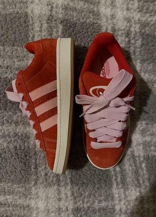 Кроссовки adidas campus 00s better scarlet clear pink8 фото