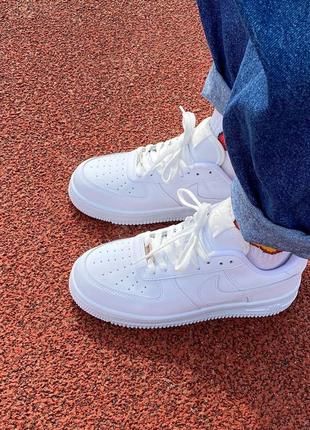 Nike air force 1 classic white premium2 фото