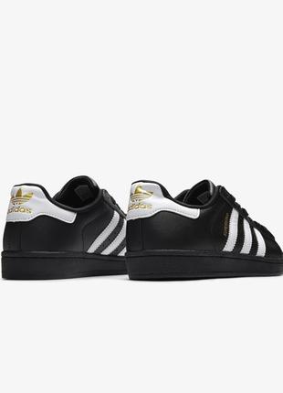 Кроссовки adidas superstar black4 фото