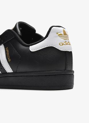 Кроссовки adidas superstar black8 фото