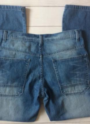 Оригинальные мужские джинсы f&f straight+подарок рубашка h&m7 фото