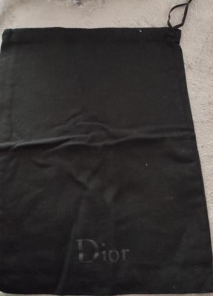 Пакет пильник dior чорний для зберігання діор