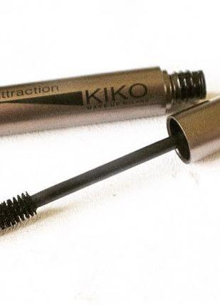 Туш для вій kiko milano volume attraction mascara