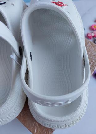 Нові мегалегкі зручні крокси/сабо/шлюпці в білому кольорі, розмір 36-4110 фото