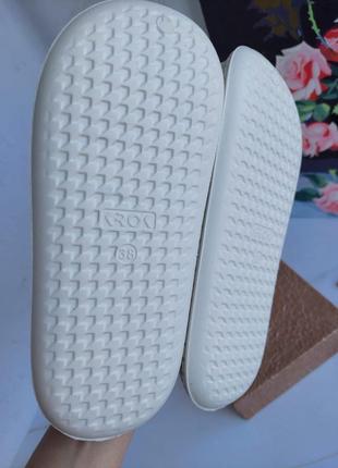 Нові мегалегкі зручні крокси/сабо/шлюпці в білому кольорі, розмір 36-419 фото