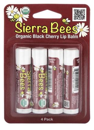 Sierra bees органические бальзамы для губ с запахом черешни