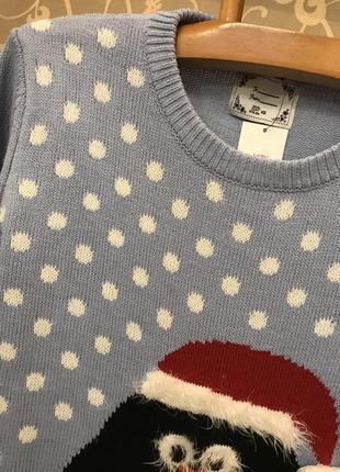 Нереально красивый и стильный вязаный тёплый свитер.5 фото