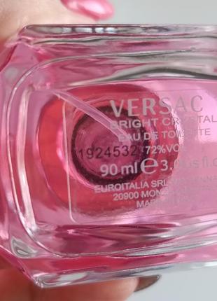 Versace bright crystal edt 90ml original pack5 фото