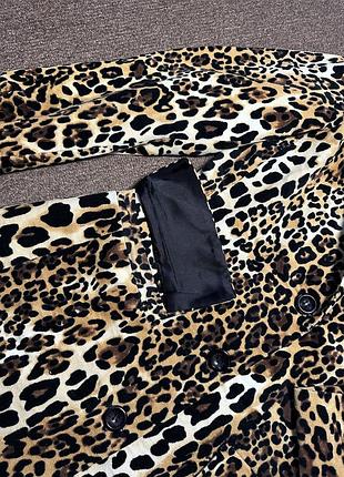 Легке пальто леопард denny rose6 фото