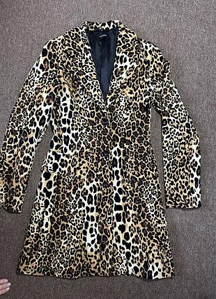 Легке пальто леопард denny rose5 фото