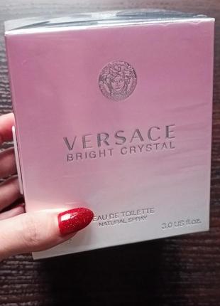 Versace bright crystal edt 90ml original pack8 фото