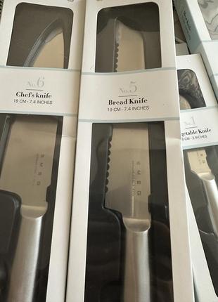 Набір ножів із підставкою smeg4 фото