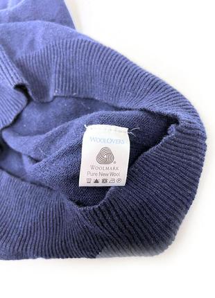 Кофта безрукавка woolovers, т.синяя, качественная4 фото