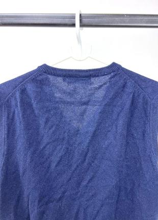 Кофта безрукавка woolovers, т.синяя, качественная8 фото