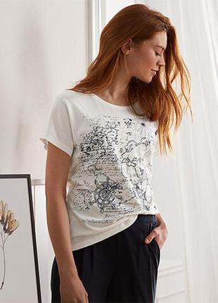 Стильна жіноча футболка ​​від tchibo (німеччина), розмір наш 50-54 (44/46 євро)