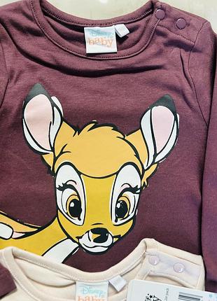 Комплект регланов лонгслив disney 3