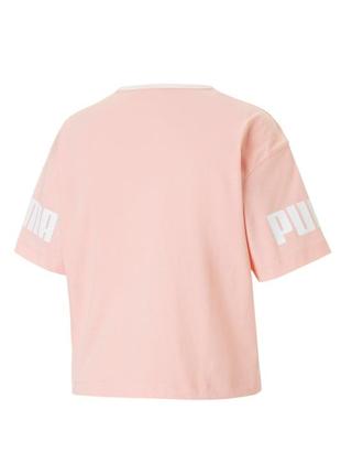 Укорочена футболка puma cropped women's tee2 фото