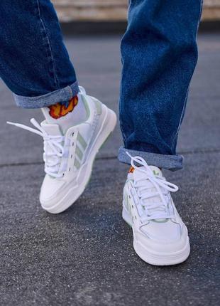 Adidas adi2000 white mint2 фото