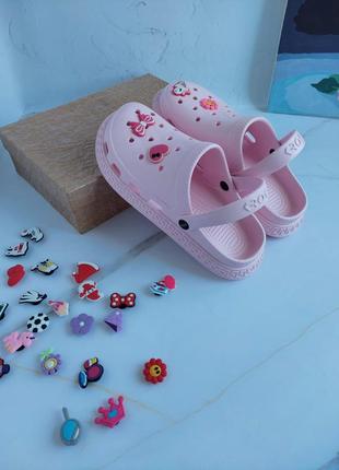 Новые мега лёгкие удобные кроксы/сабо/шлёпанцы в розовом цвете, размер 36-412 фото