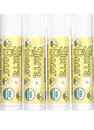 Органічний бальзам для губ sierra bees "creme brulee lip balm