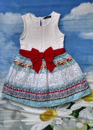 Фирменное,рядное платье, платье для девочки 2-3 года-george