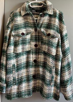 Твідова сорочка zara