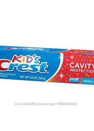 Дитяча з 2-х років від карієсу паста 130g смак жуйки crest kids-usa3 фото